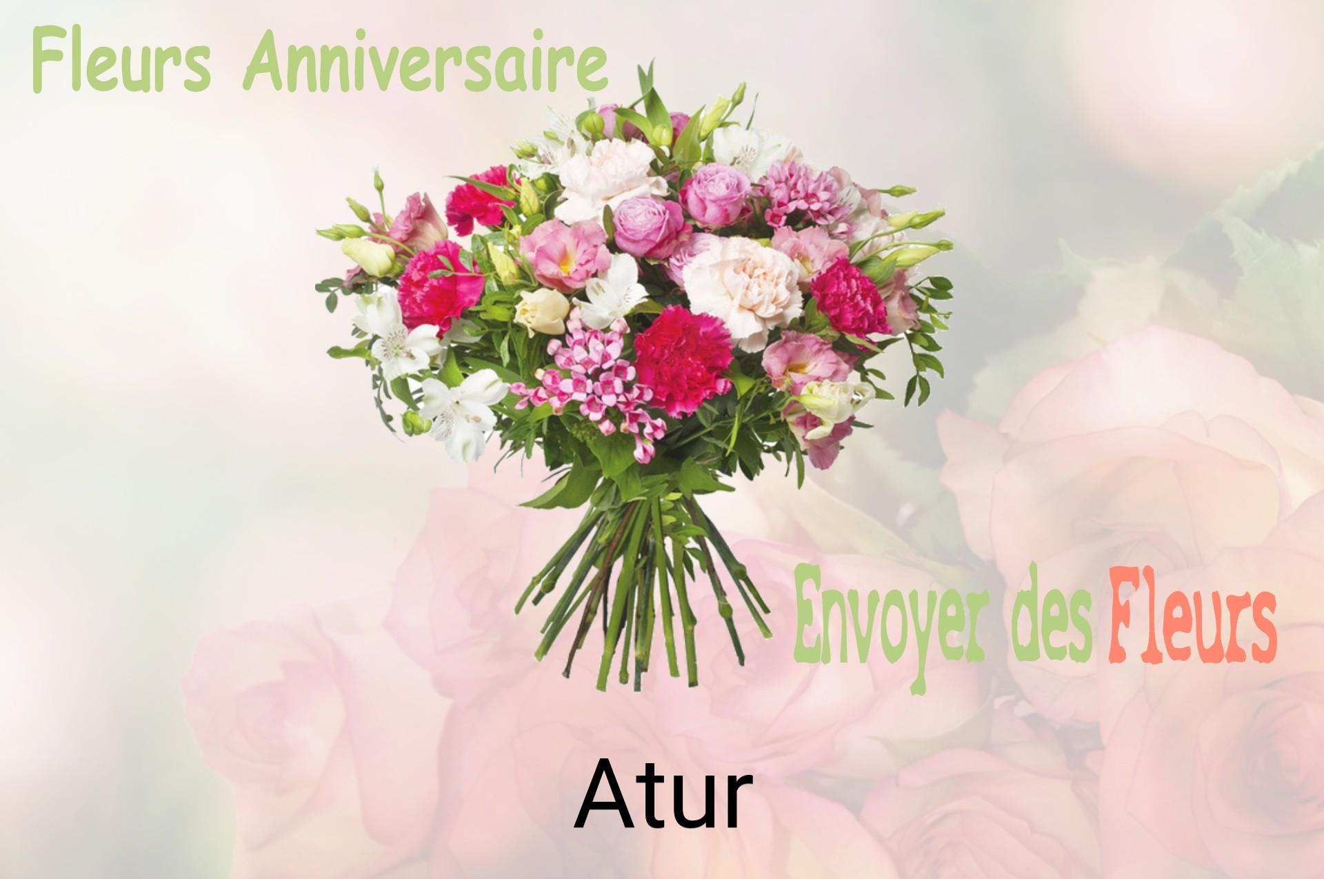 Bouquet de fleurs d’anniversaire livré à Atur
