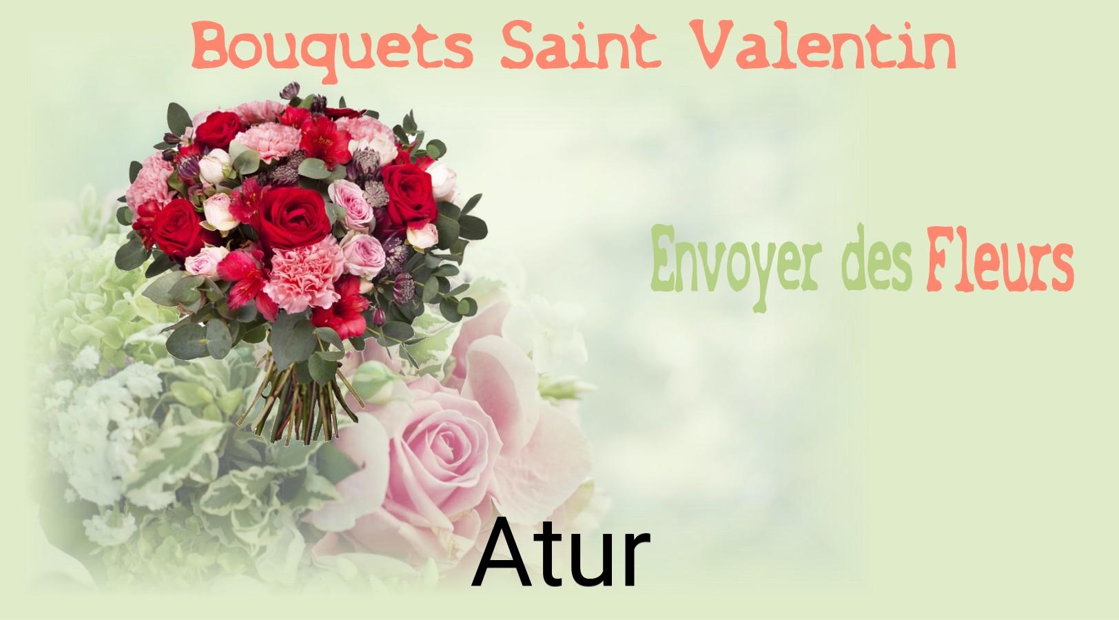 Roses de Saint-Valentin livrées à Atur